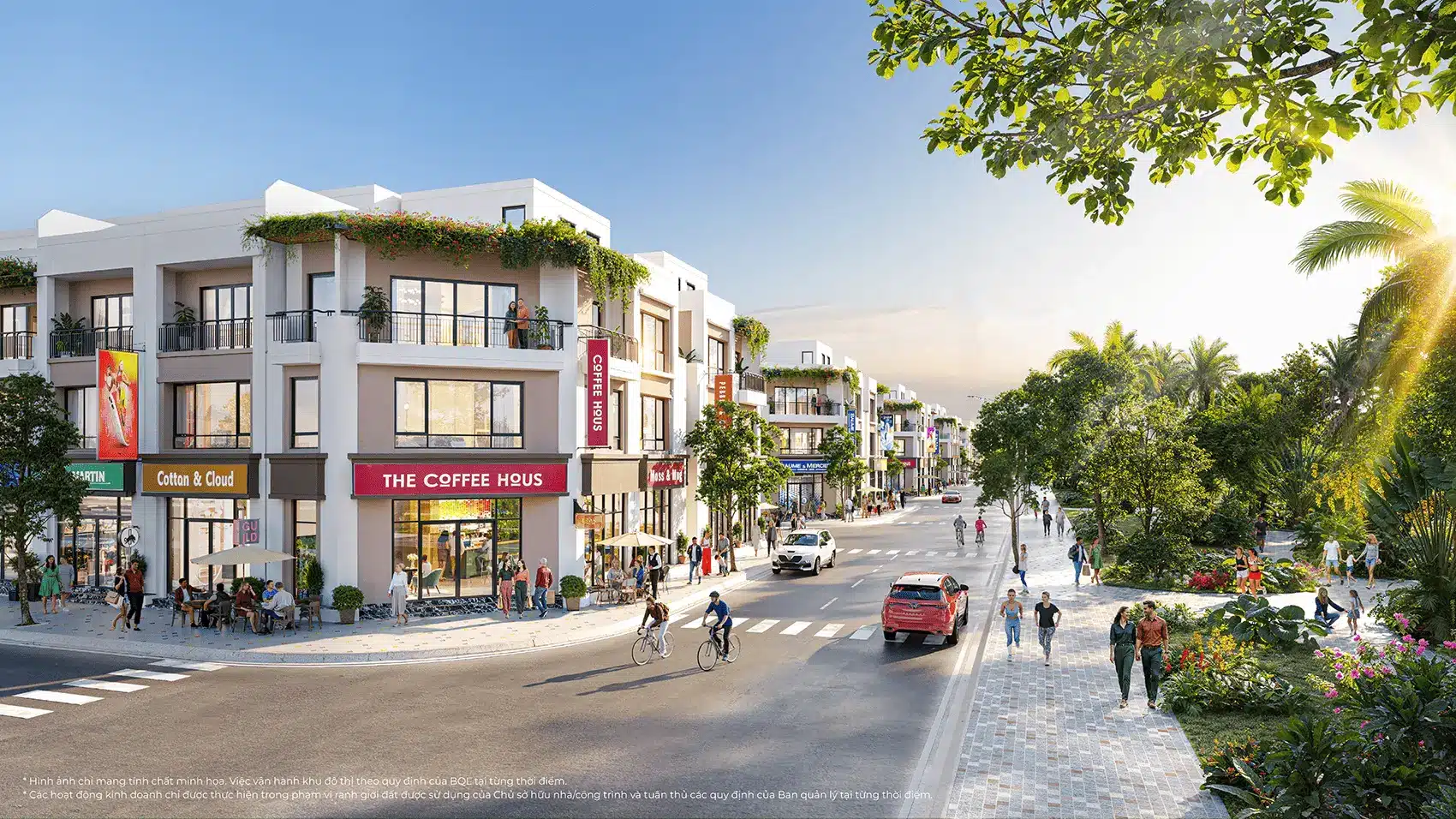 Phố thương mại sầm uất tại Vinhomes Green City, đô thị All-in-One đầu tiên tại Tây Bắc TP.HCM, Long An.
