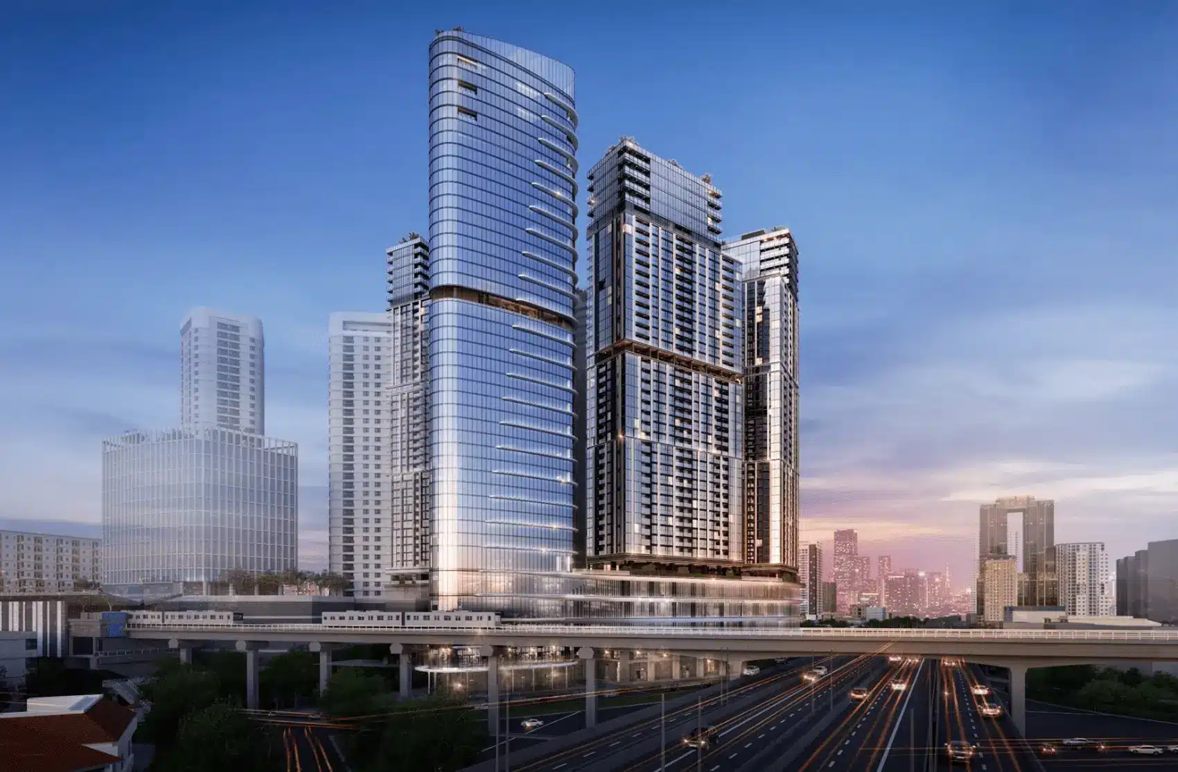 Tổ hợp chung cư cao cấp Sun Group Cầu Giấy với thiết kế hiện đại, tối ưu ánh sáng và không gian.