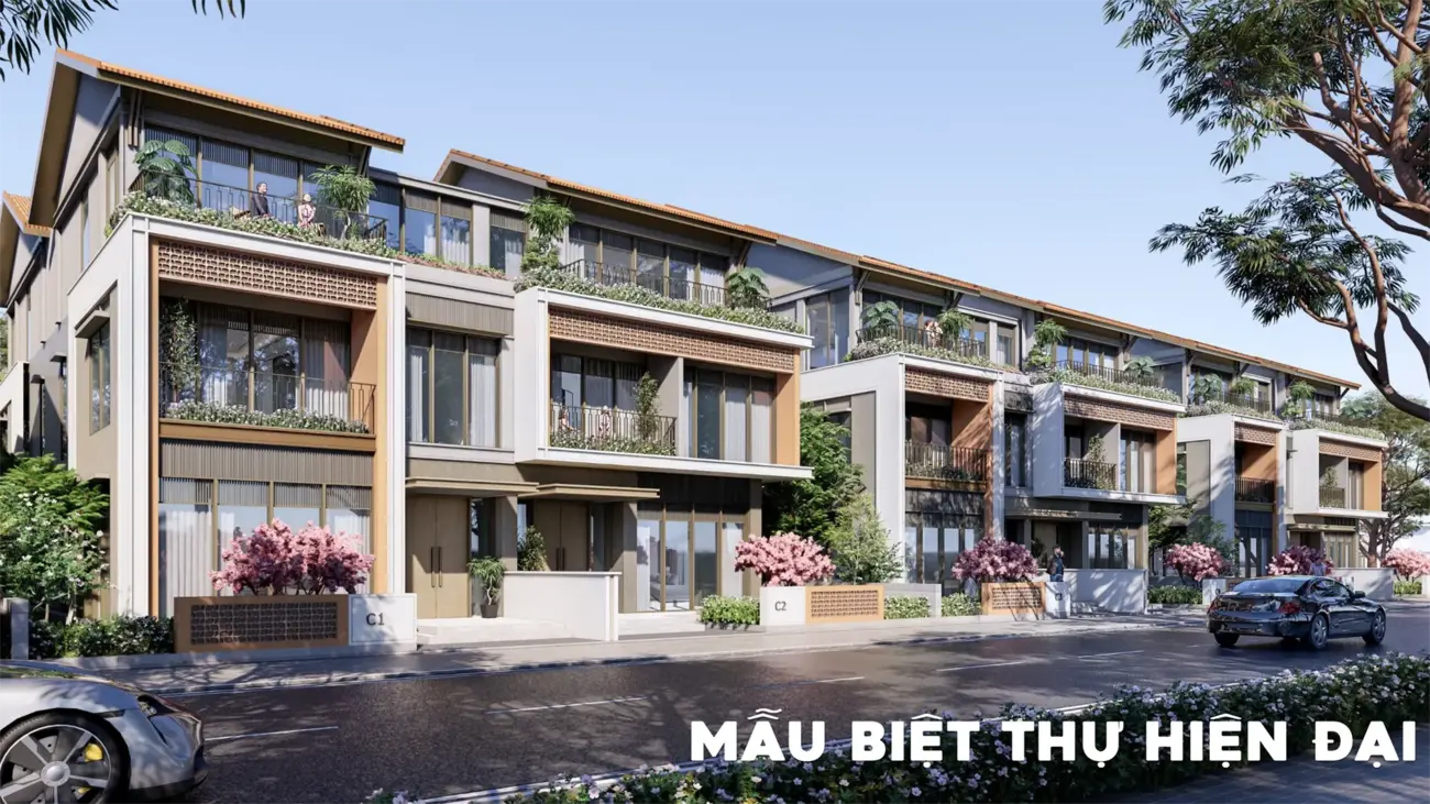 Biệt thự hiện đại tại đảo Thiên đường – Khu đô thị Charmora City, Khánh Hòa.